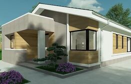 Casa cu 4 camere la roșu sau semifinisat, 136 mp, zona Santandrei