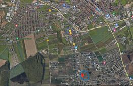 Teren 1038 m2  pe ciheului de vanzare