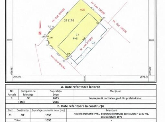 Spațiu industrial de vânzare Exterior Vest - 155982SVI | BLITZ Oradea | Poza1