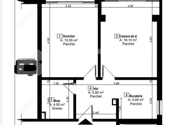 Apartament de vânzare 2 camere Dacia - 160794AV | BLITZ Oradea | Poza8