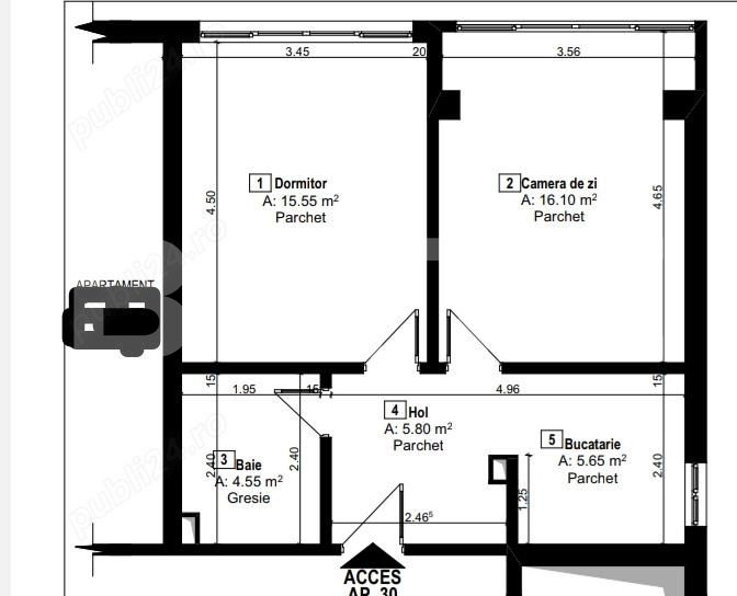 Apartament de vânzare 2 camere Dacia - 160794AV | BLITZ Oradea | Poza8