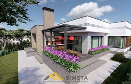 Casă Stil Mediteranean La Cheie  în Sântandrei, Teren 1050 mp, 170 mp Utili