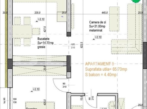 Apartament de vânzare 2 camere Santandrei - 162908AV | BLITZ Oradea | Poza1