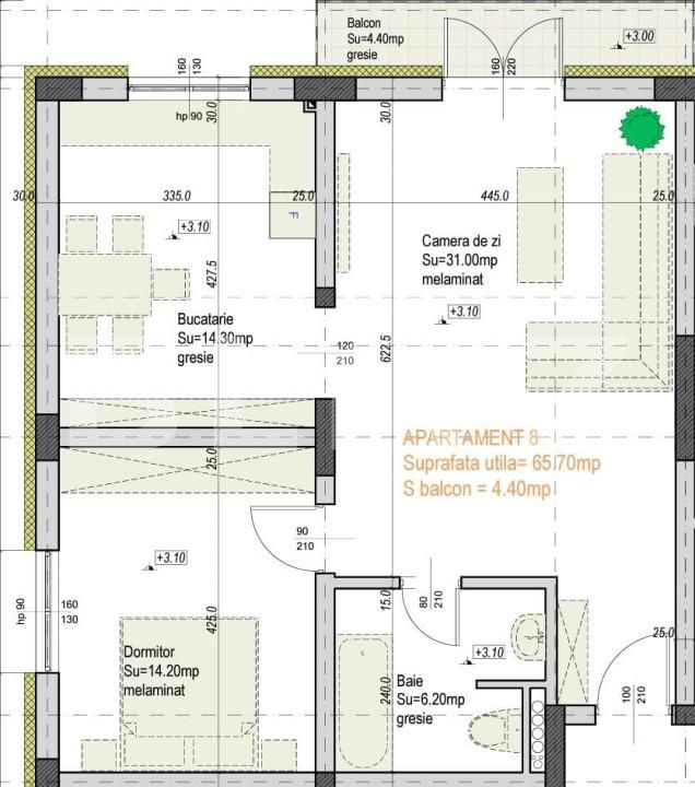 Apartament de vânzare 2 camere Santandrei - 163013AV | BLITZ Oradea | Poza1