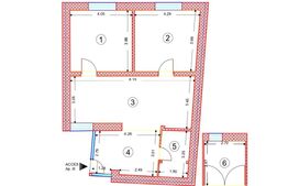 Apartament 3 camere la casă, zona Centrală – Oradea