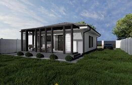 Casa cu 3 dormitoare, pe un nivel,  racordata la toate utilitatile in Santandrei