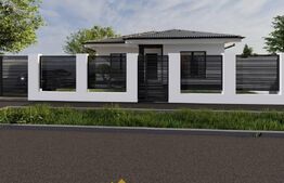 Casa cu 3 dormitoare, pe un nivel,  racordata la toate utilitatile in Santandrei