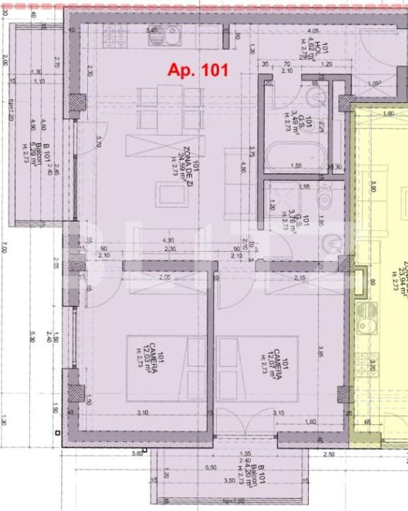 Apartament de vânzare 3 camere Central - 164718AV | BLITZ Oradea | Poza1