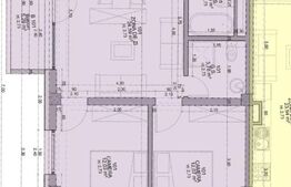 Apartament cu 3 camere, 55,28 mp, într-un bloc nou, zona ultracentrala