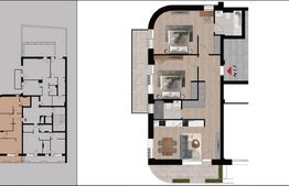 Apartament Deosebit, 83,36mp, Bloc Nou