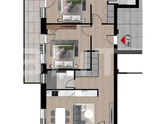 Apartament de vânzare 3 camere Dacia - 164812AV | BLITZ Oradea | Poza1