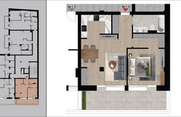 Apartament modern, 79,38 mp, bloc boutique – Zona Dacia