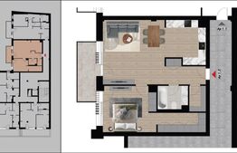 Apartament 2 camere, 85,14 mp, Bloc Boutique, Dacia