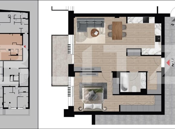 Apartament de vânzare 2 camere Dacia - 164819AV | BLITZ Oradea | Poza1