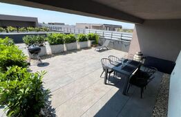 Apartament cu 2 camere, mobilat lux terasa 40 m deasupra +parcare zona Ceyrat