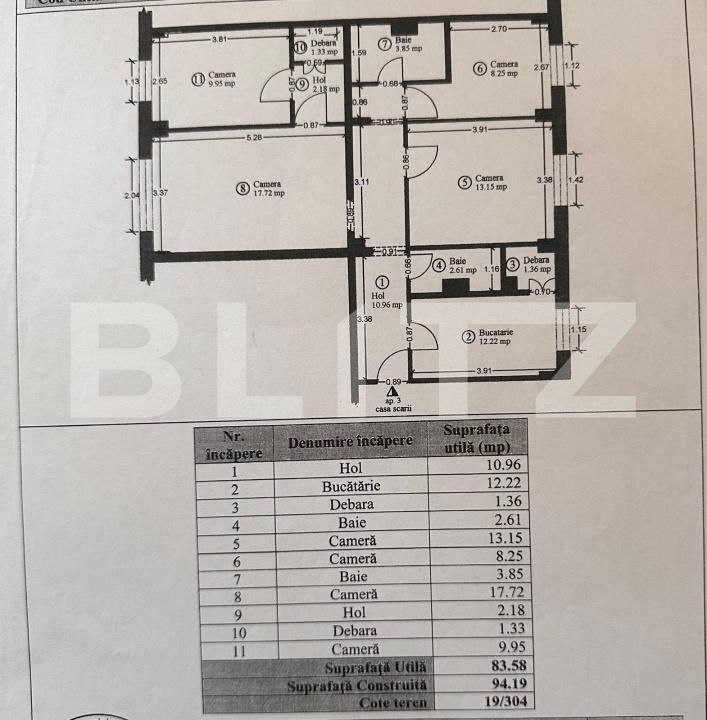 Apartament de vânzare 4 camere Calea Aradului - 176882AV | BLITZ Oradea | Poza24