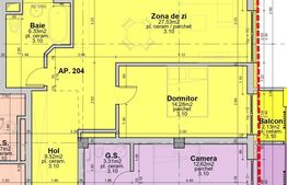 Apartament cu 2 Camere, 59,79 mp, Etajul 2/3, Bloc Nou, Horea