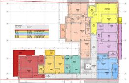 Apartament cu 2 camere, 71.23 mp, etajul 2/3, bloc nou, balcon generos