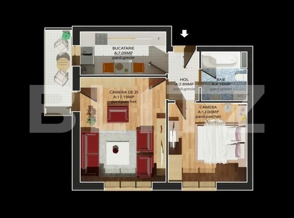 Apartament de vânzare 2 camere Nufarul - 178158AV | BLITZ Oradea | Poza18