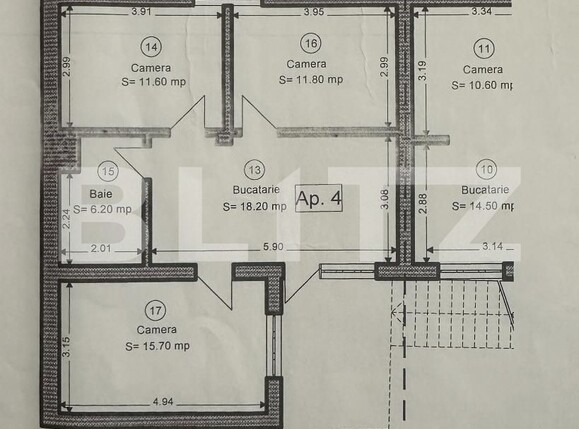 Apartament de vânzare 3 camere Spitalul Judetean - 178818AV | BLITZ Oradea | Poza10