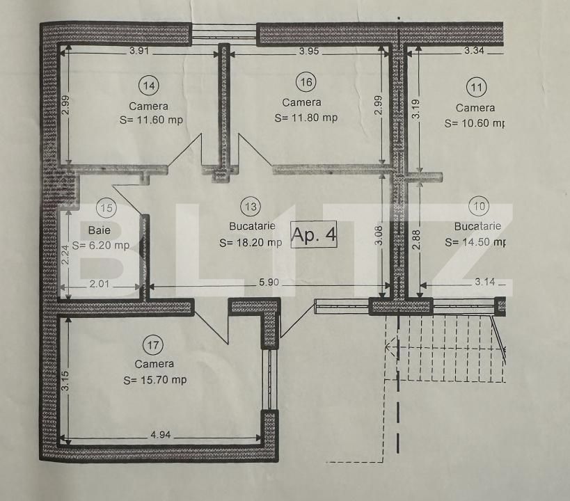 Apartament de vânzare 3 camere Spitalul Judetean - 178818AV | BLITZ Oradea | Poza10