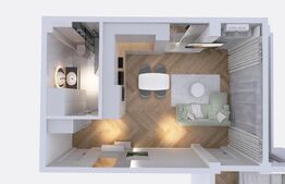 Apartament nou modern, 2 camere, centrala pe gaz si panouri fotovoltaice, Iosia