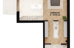 Apartament ultracentral, două nivele cu 2 băi și dressing – EAS Residence