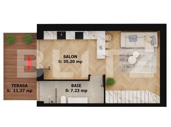 Apartament de vânzare 2 camere Ultracentral - 184704AV | BLITZ Oradea | Poza1