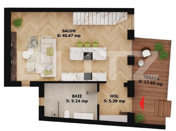 Apartament de vânzare 2 camere Ultracentral - 184706AV | BLITZ Oradea | Poza1