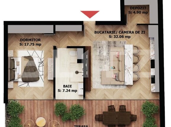 Apartament de vânzare 2 camere Ultracentral - 184722AV | BLITZ Oradea | Poza1