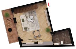 Apartament 2 camere modern | 2 bai | EAS Residence