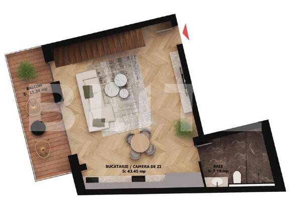 Apartament de vânzare 2 camere Ultracentral - 184744AV | BLITZ Oradea | Poza1