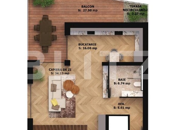 Apartament de vânzare 2 camere Orasul Nou - 185184AV | BLITZ Oradea | Poza1