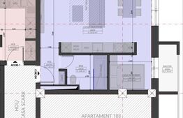Apartament ultracentral cu 2 camere, 36.99 mp utili