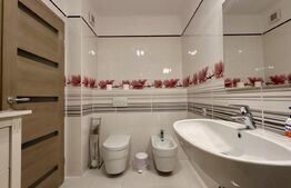 Bloc nou, 3 camere, 2 băi, terasă 23 mp, mobilat și utilat 