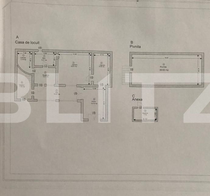 Casa de vânzare 2 camere Central - 69160CV | BLITZ Oradea | Poza1