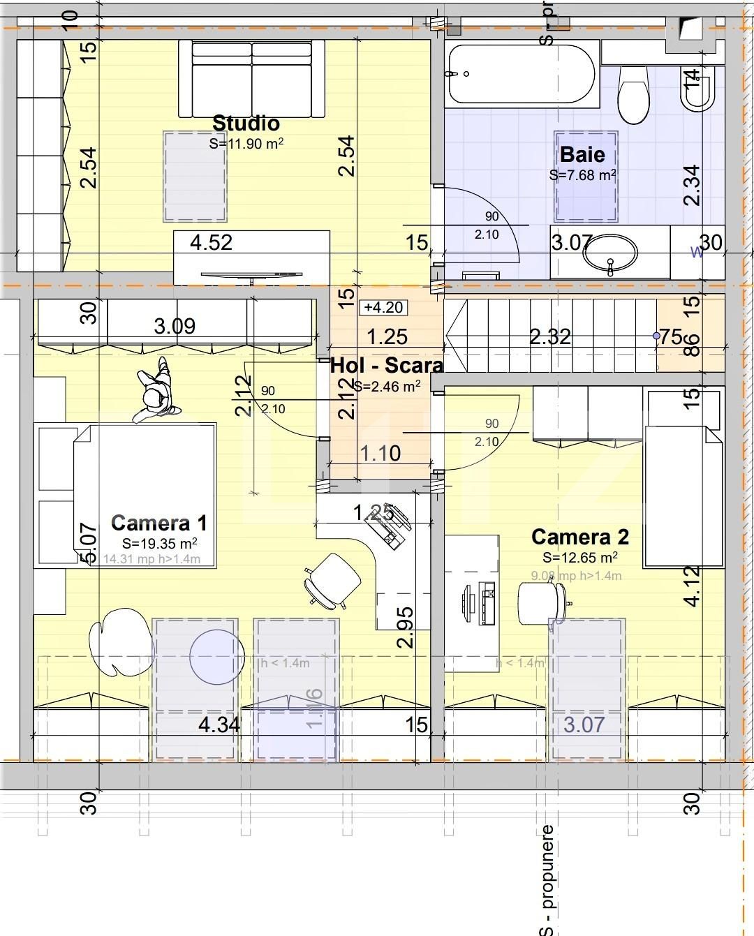 Apartament de vânzare 2 camere Ultracentral - 69409AV | BLITZ Oradea | Poza10