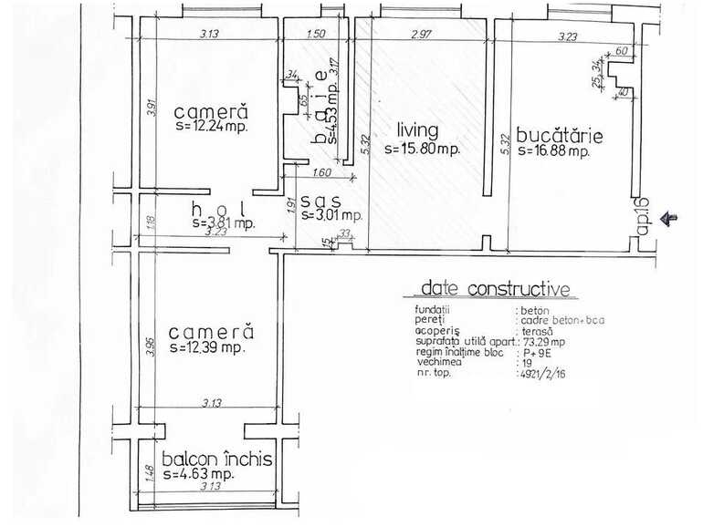 Apartament de vânzare 3 camere Rogerius - 70759AV | BLITZ Oradea | Poza1