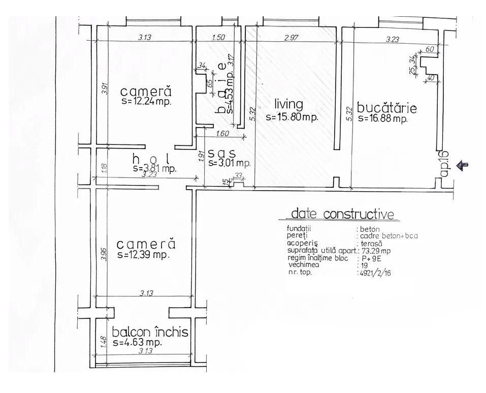 Apartament de vânzare 3 camere Rogerius - 70759AV | BLITZ Oradea | Poza1