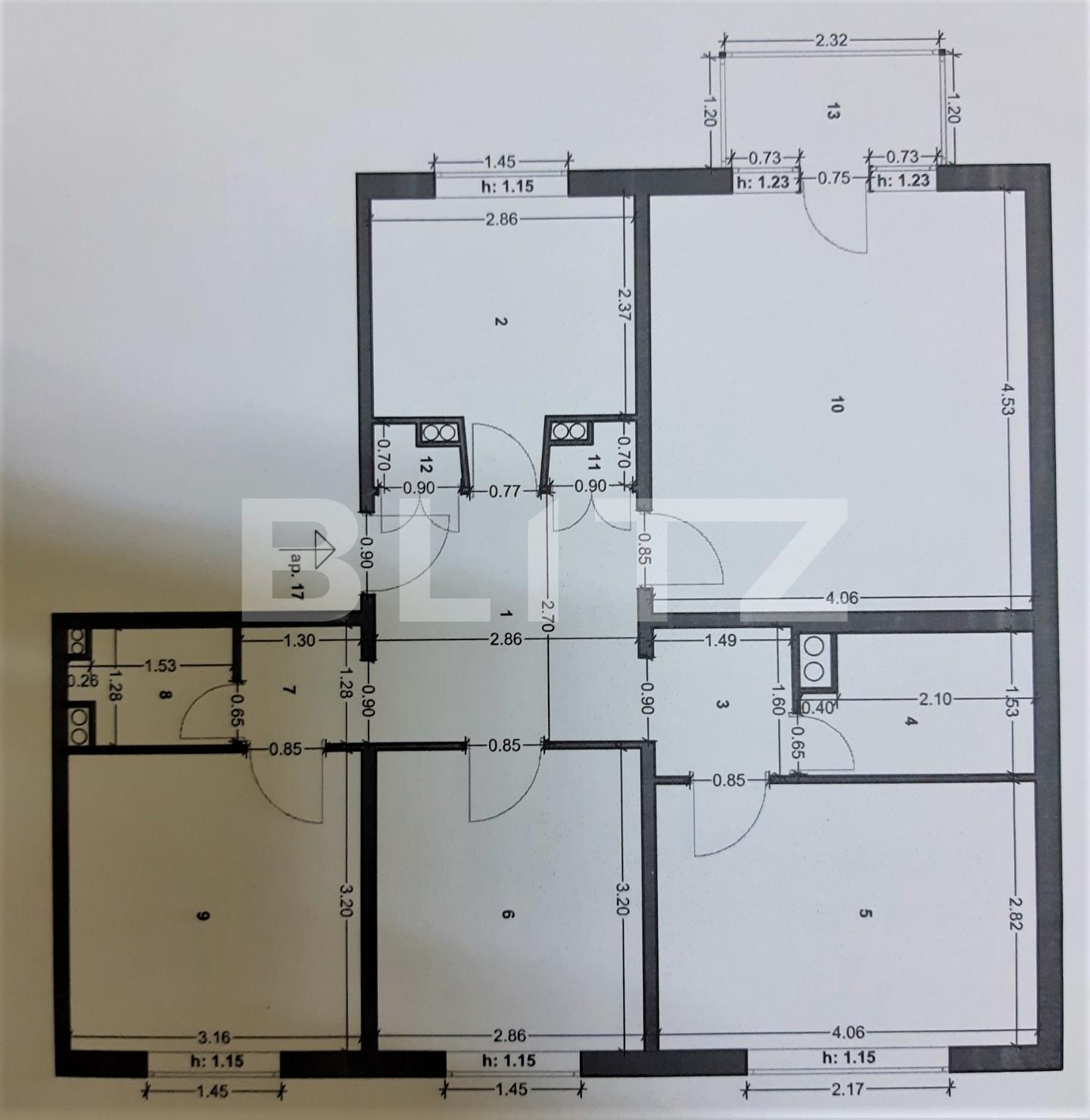 Apartament de vânzare 4 camere Rogerius - 70889AV | BLITZ Oradea | Poza1