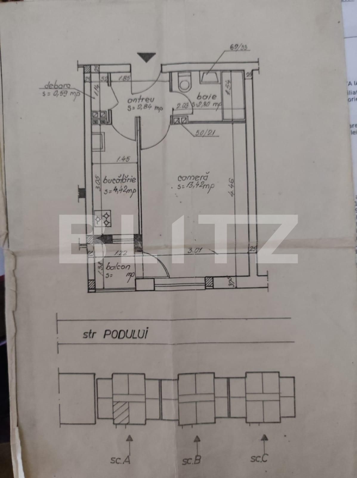 Garsonieră de vânzare Rogerius - 73405AV | BLITZ Oradea | Poza1