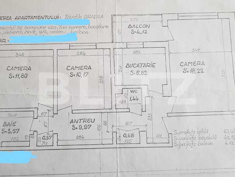 Apartament de vânzare 3 camere Decebal - 73612AV | BLITZ Oradea | Poza1