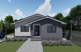 Casă de 100 mp, 537 mp teren, în Cihei