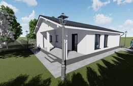 Casă de 100 mp, 537 mp teren, în Cihei