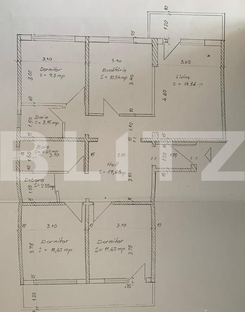 Apartament de vânzare 4 camere Rogerius - 74099AV | BLITZ Oradea | Poza1
