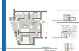 Apartament de 2 camere, 49 mp, bloc nou, zona Lotus Nufarul