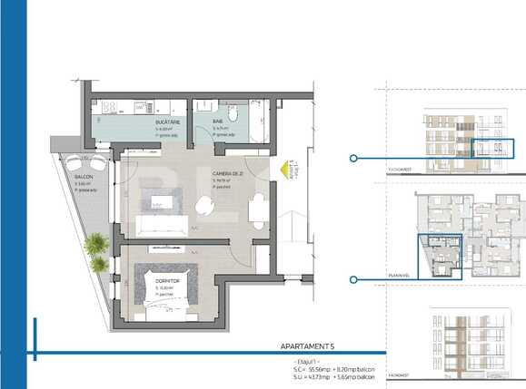 Apartament de vânzare 2 camere Lotus - 74591AV | BLITZ Oradea | Poza1