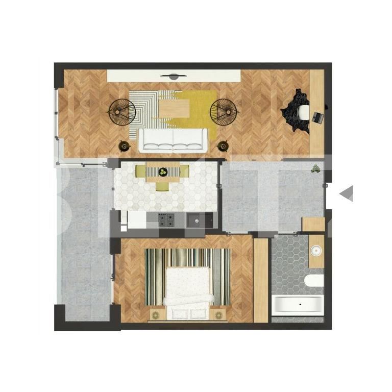 Apartament de vânzare 2 camere Central - 74819AV | BLITZ Oradea | Poza1