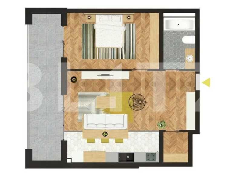Apartament de vânzare 2 camere Spitalul Judetean - 74976AV | BLITZ Oradea | Poza1