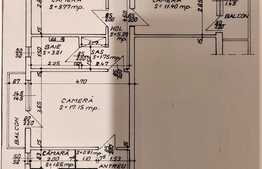 Apartament 3 camere, semidecomandat, 61 mp, zona Cantemir